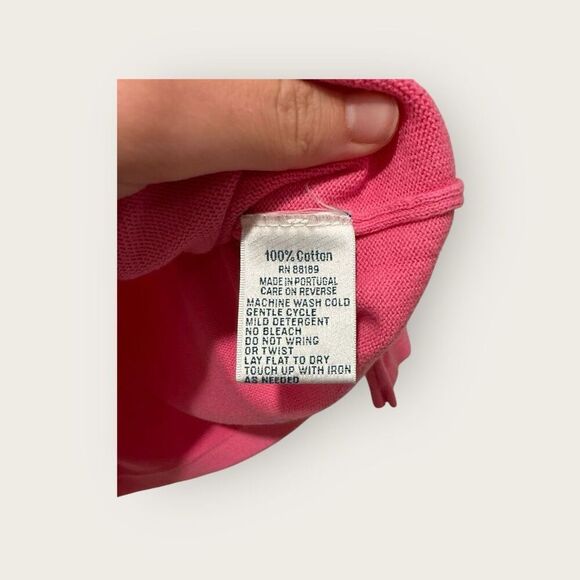 Lilly Pulitzer Vintage Pullover V Neck Sweater Pink Size Large - Picture 5 of 5